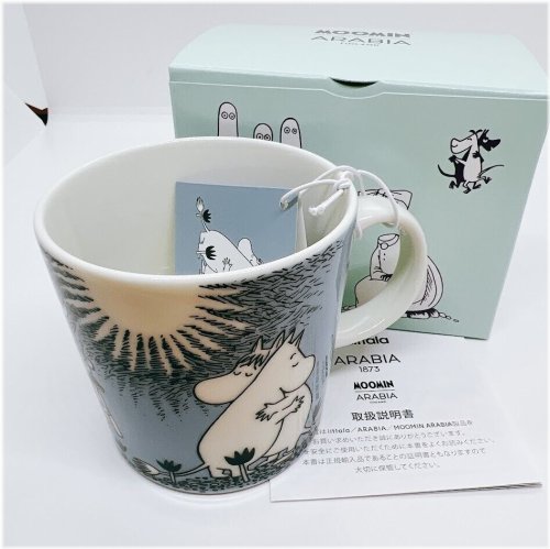2024 ARABIA Moomin Classic Mug Love Blue Japan Limited Original Mugcup 0.3L