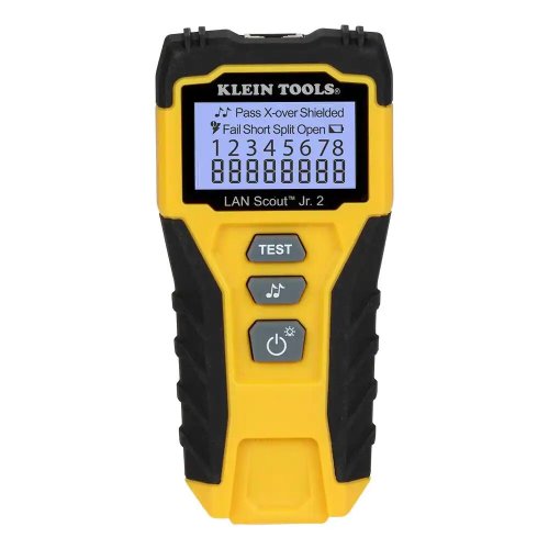 KLEIN Cable Tester LAN Scout Jr. 2 Ethernet Cable Tester CAT5 CAT6 RJ Computer